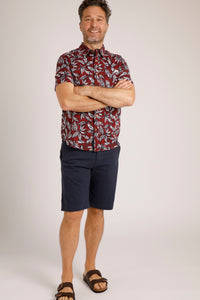Weird Fish Rayburn Shorts- Navy