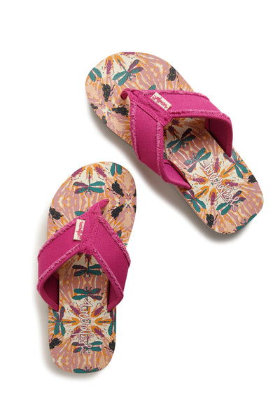 Weird Fish Salcombe Flip Flops -Pale Pink