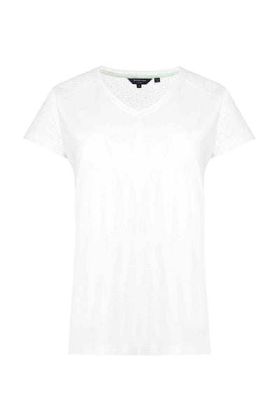 Pernille Cutaway Tee White