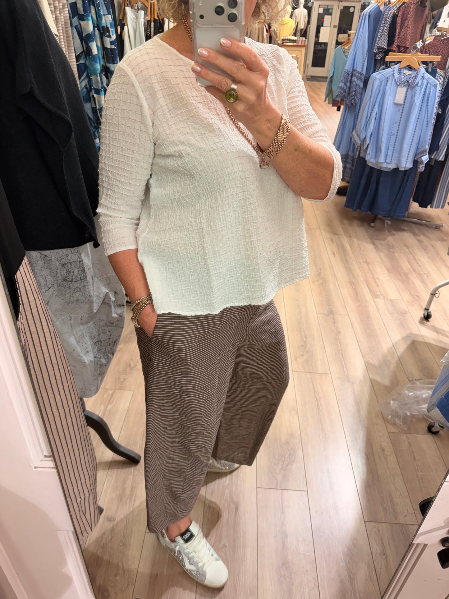 NEIRIMI Easy Stripe Trousers