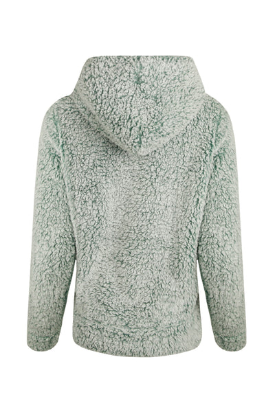 Weird Fish Yara Cosy Fleece Hoodie Ivy