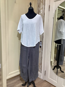 ABACA Tess Top Snow