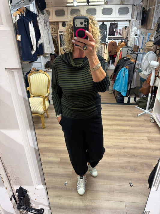 Ozai N Ku Knit Black/Olive