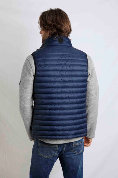 Weird Fish Langtree Gillet- NAVY