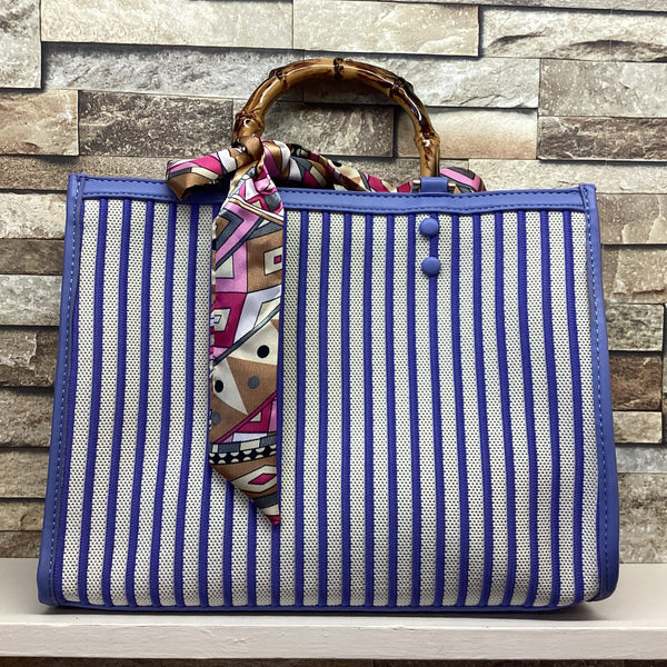 Stripe Scarf Bag