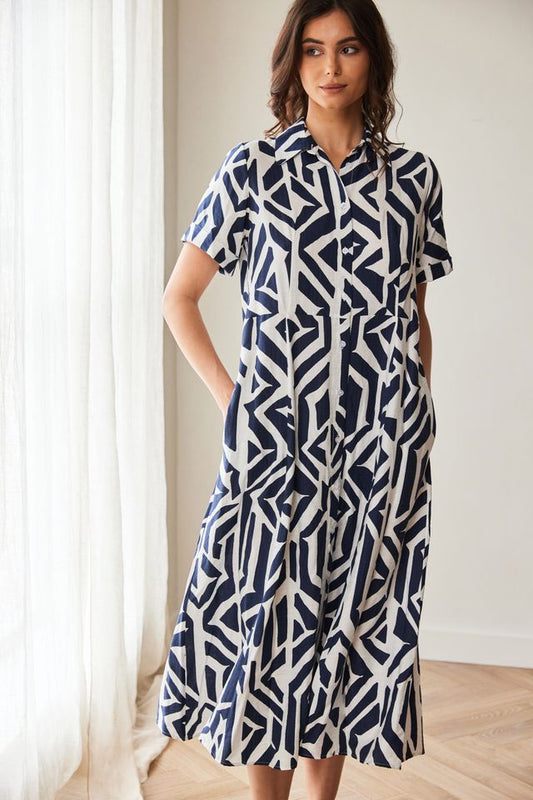 Peruzzi Geo Print Dress