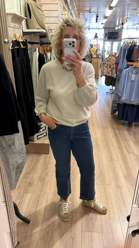 TWNS Colorado Sweater Mottled Beige