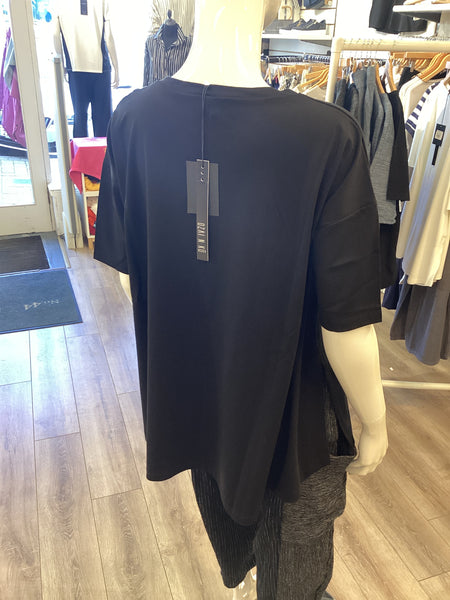 OZAI N KU Top Plain Black