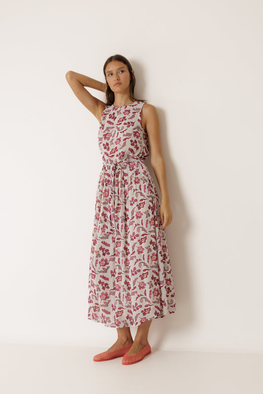 Indi & Cold Maxi Flower Dress