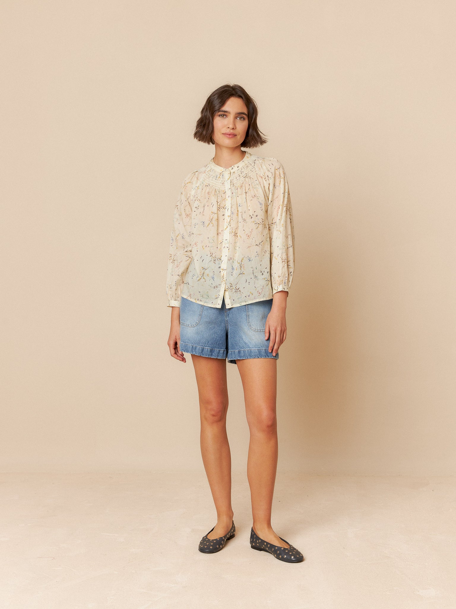 INDI & COLD RAGLAN SLEEVE SHIRT