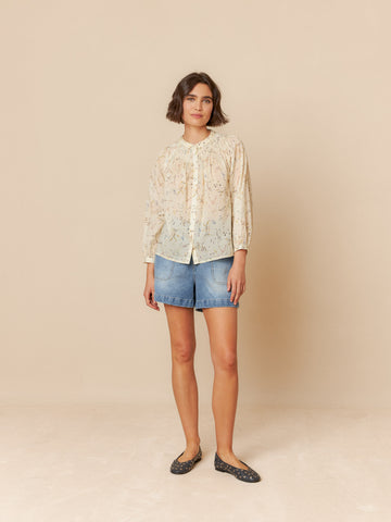 INDI & COLD RAGLAN SLEEVE SHIRT