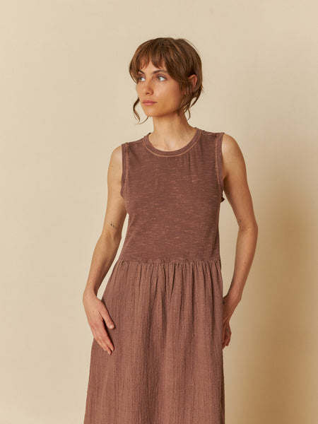 INDI & COLD WASHED EFFECT DRESS