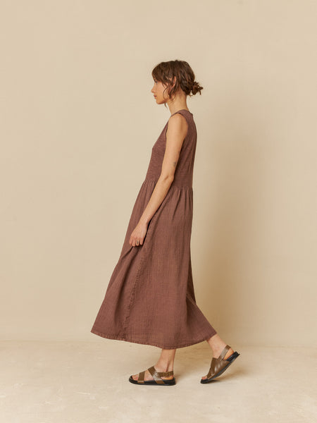 INDI & COLD WASHED EFFECT DRESS