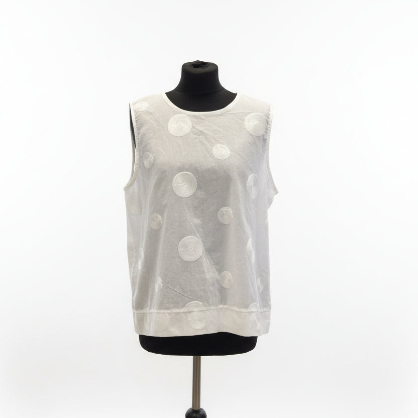 Peruzzi Embroidered Circle Top