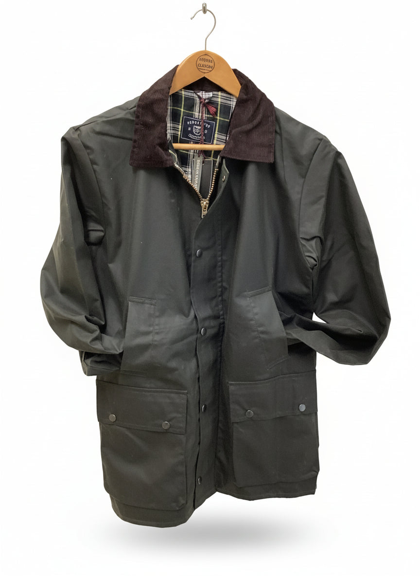 Kensington Wallace Wax Jacket Olive