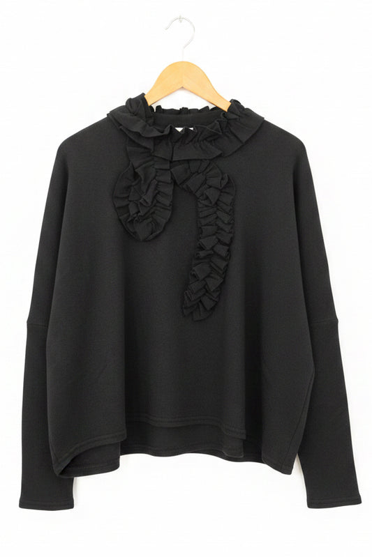 Neirimi Ruches Pullover Black