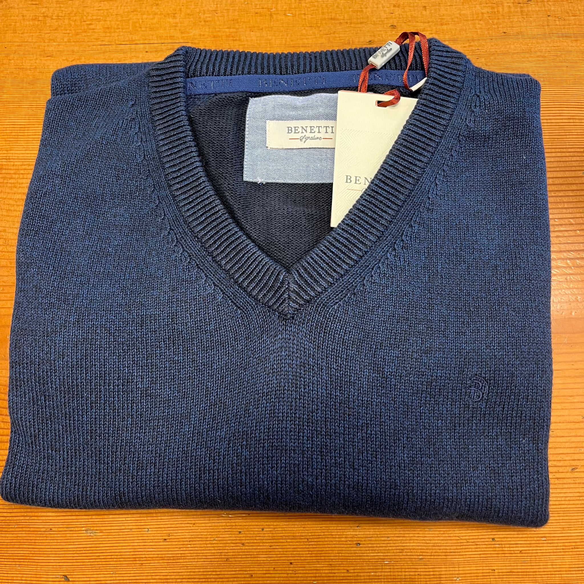 Benetti Brosna V-neck-Indigo