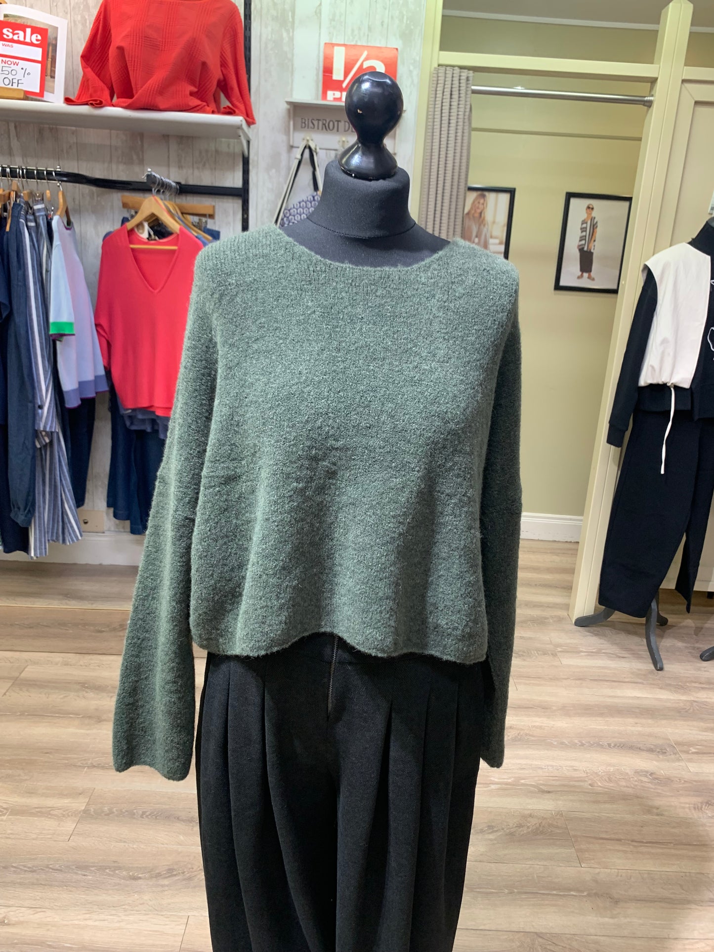 Lotus Eaters WLA/013 BLOUSE Clover Green