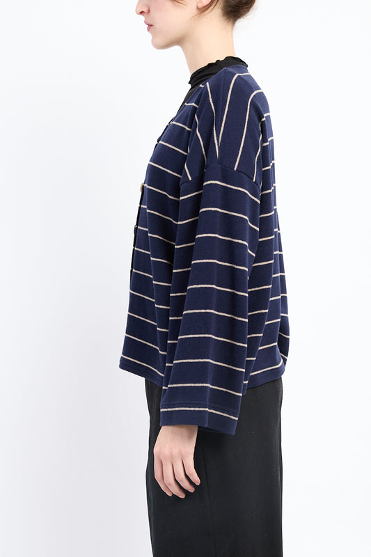 Neirimi V-Neck Cardigan Oceano