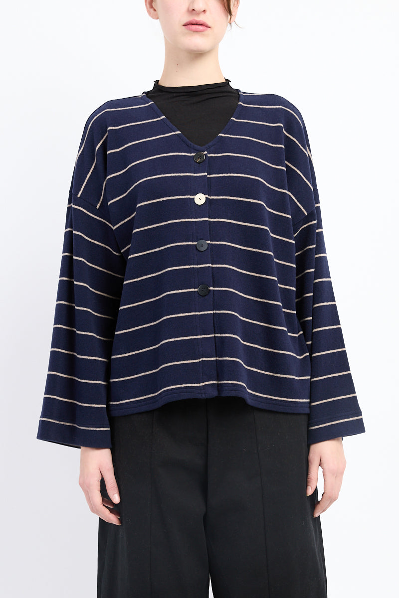 Neirami V-Neck Cardigan Oceano