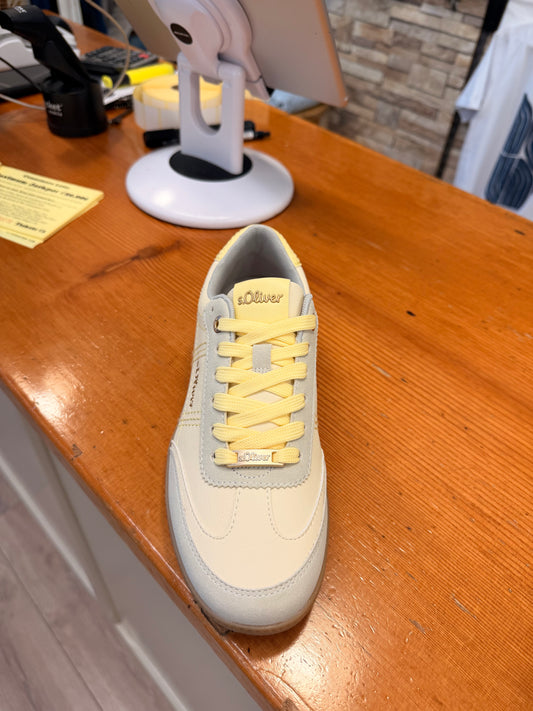 S.Oliver Sporty Sneaker- cream/butter