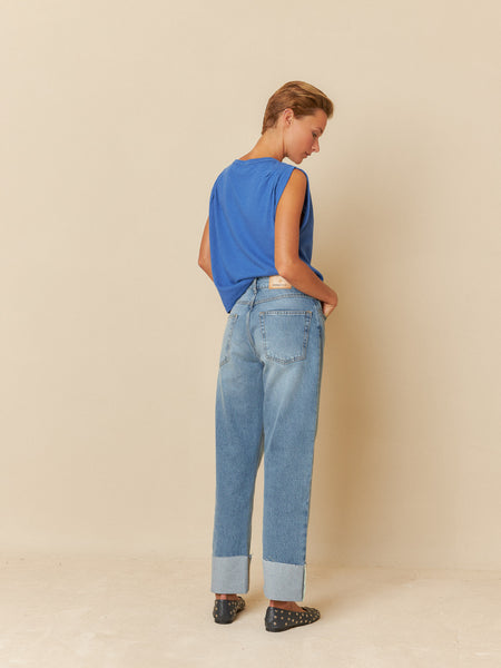 INDI & COLD TURNED DENIM PANTS