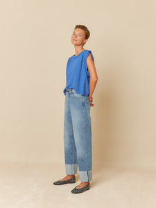 INDI & COLD TURNED DENIM PANTS