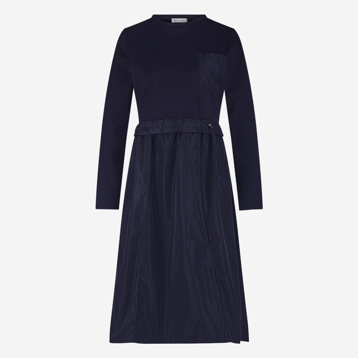 Jane Lushka Ester Mix Cotton Taffeta Dress