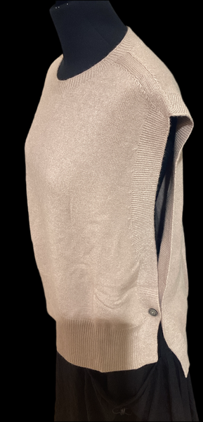 Art Gilet Knit Taupe