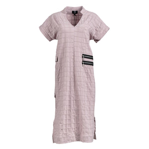 My Soul Bubble Zip Dress-Rose