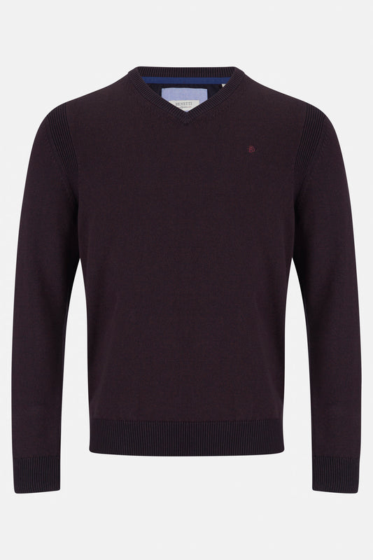 Benetti Brosna V-neck-Bordo