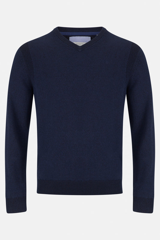 Benetti Brosna V-neck-Indigo