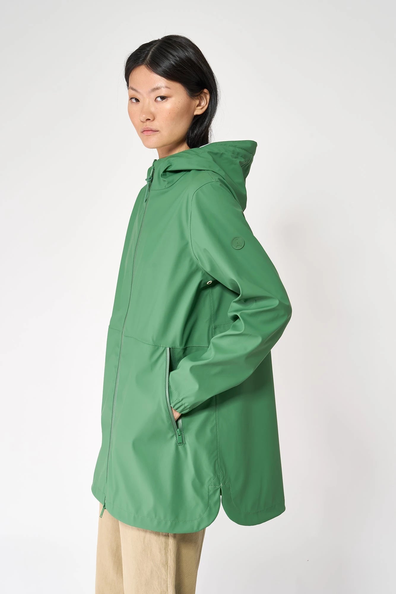 Tanta BROUILLARD Waterproof Jacket Comfrey