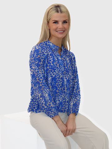 Kate & Pippa Bella band top Blue