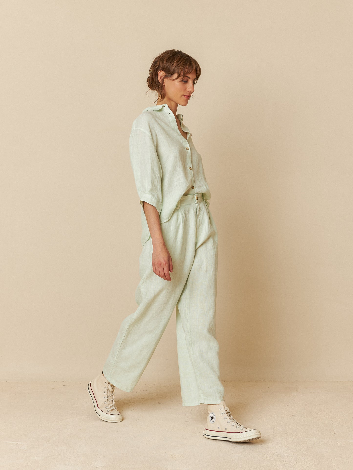 INDI & COLD JARED  PANTS AQUA