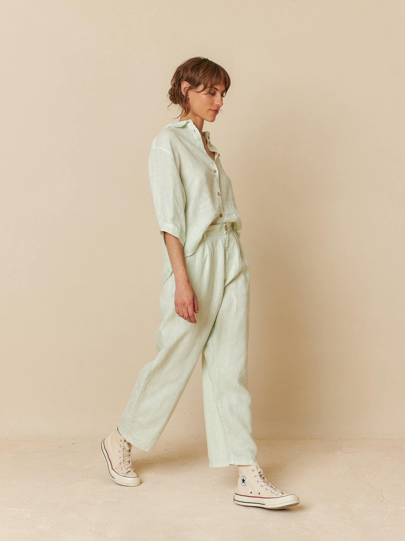 INDI & COLD JARED  PANTS AQUA