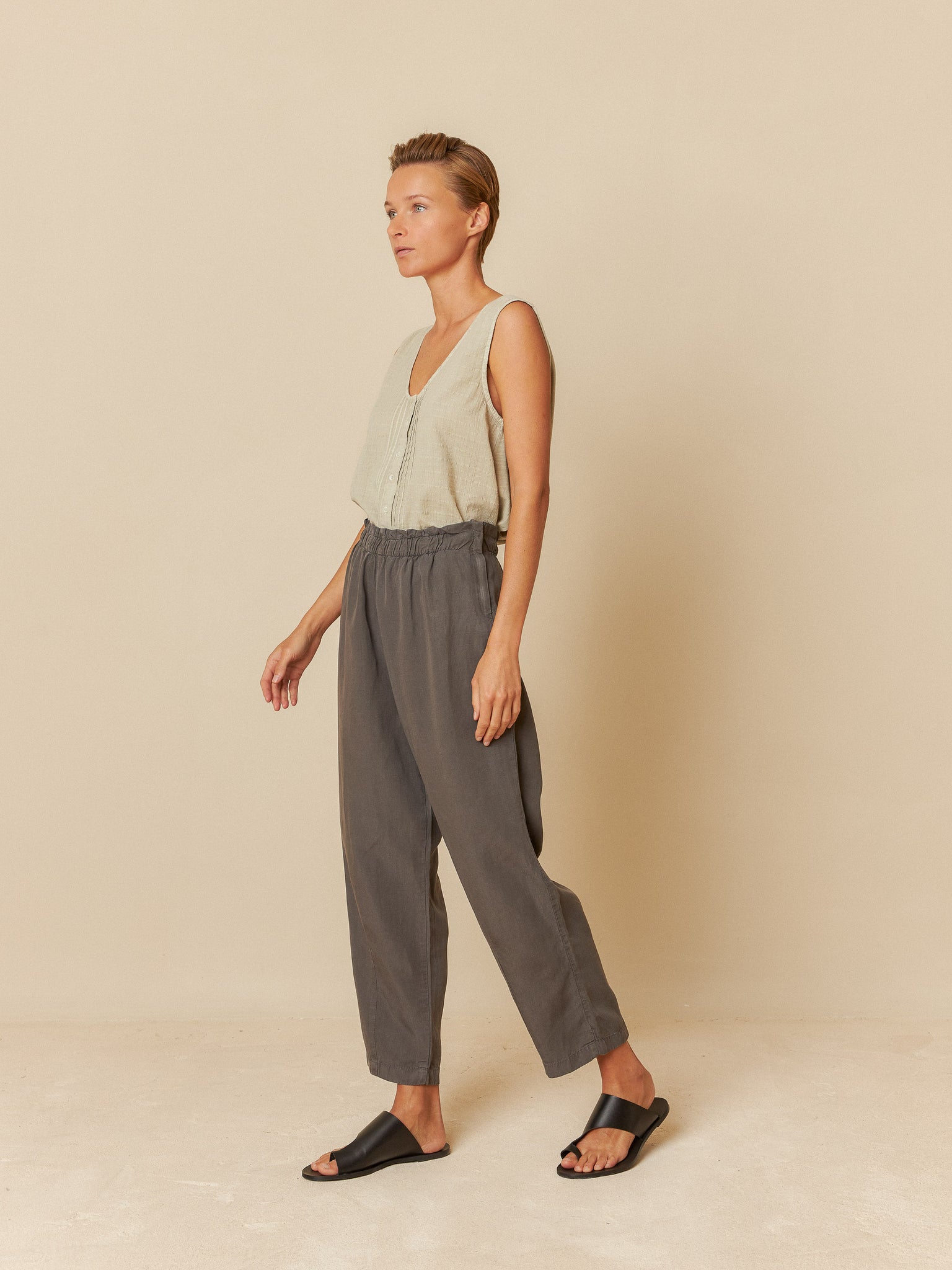 INDI & COLD PANTS CARBON