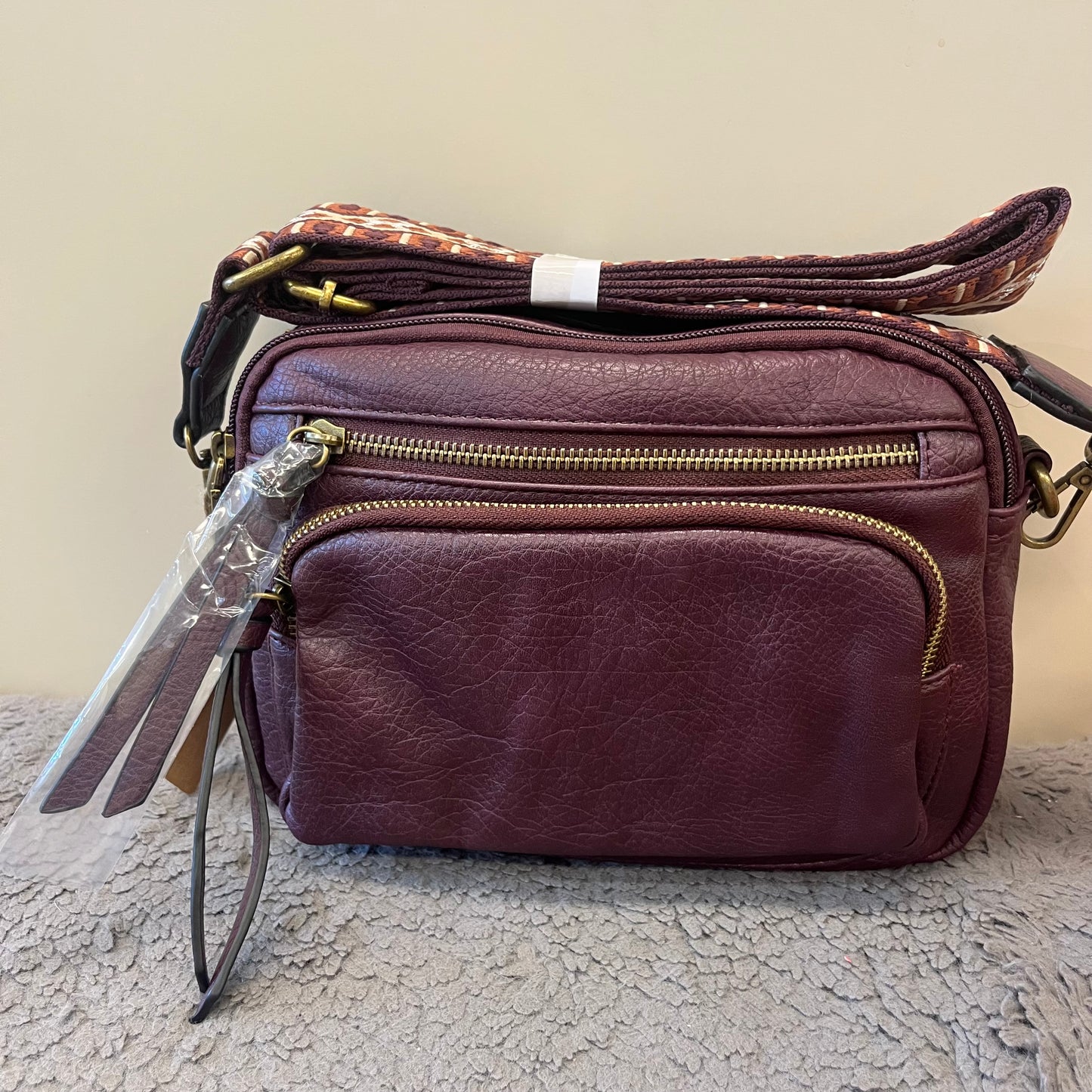 Double Zip 2 Strap Bag