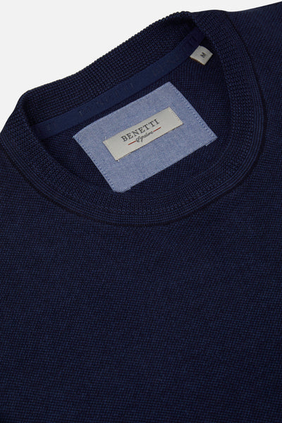 Benetti Carson Crew-neck-Indigo