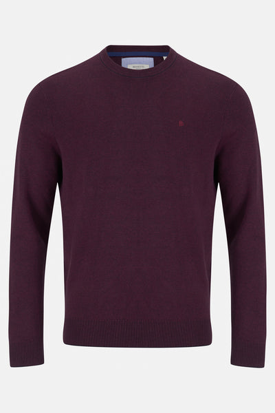 Benetti Carson Crew-neck-Plum