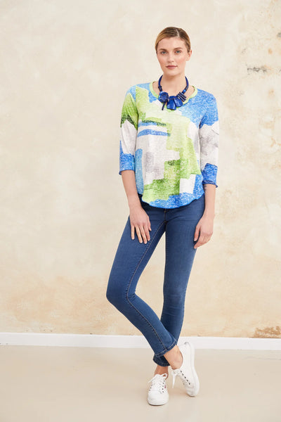 Peruzzi Colour Wash Top