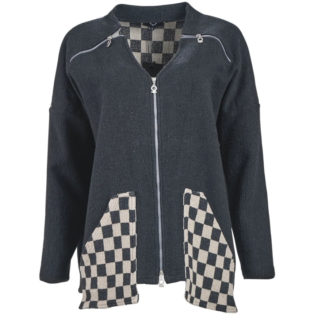 My Soul Check Jacket Black