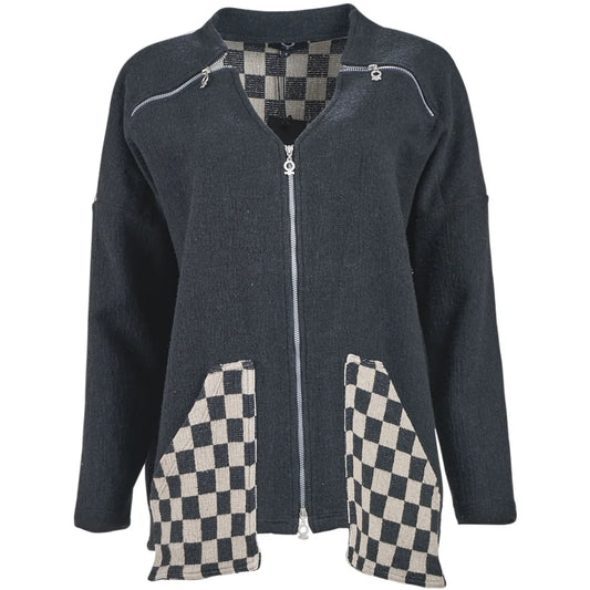 My Soul Check Jacket Black