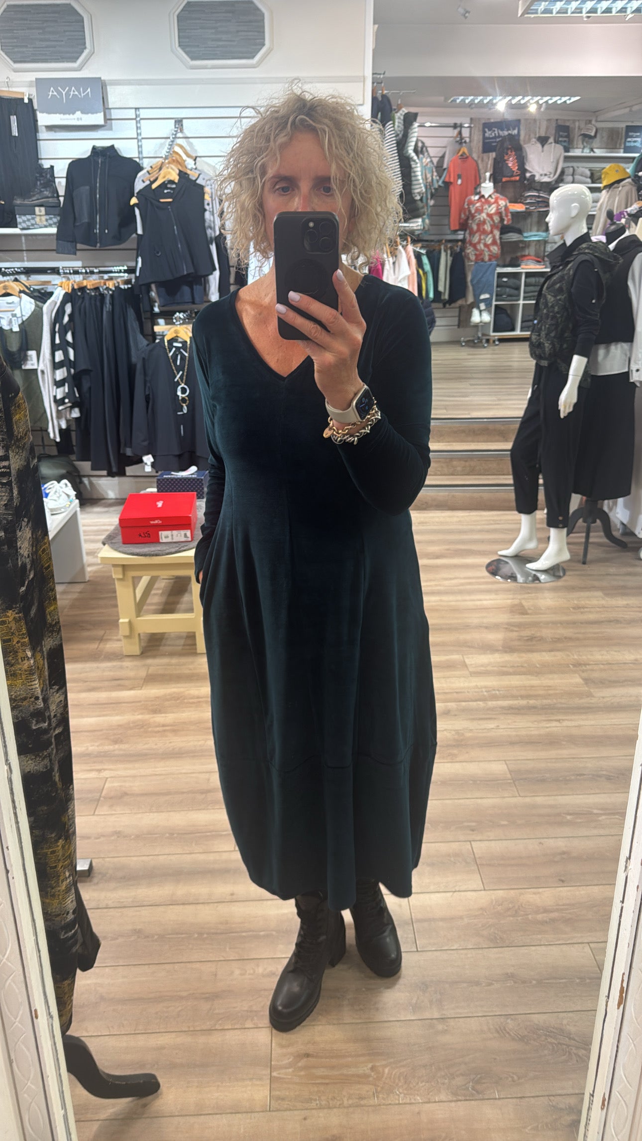 Luukaa Rosetta Dress Black