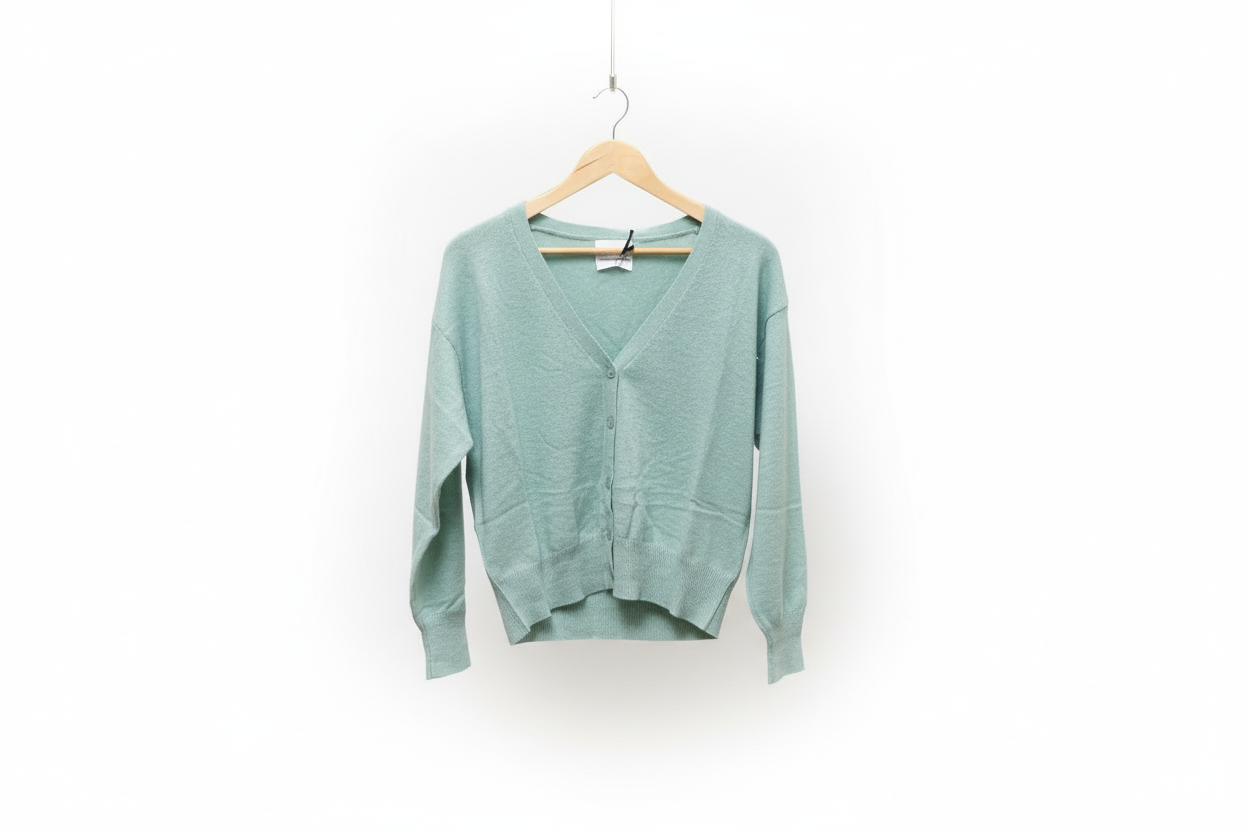 Twns Aspen Long sleeved V-Neck Cardigan Mint