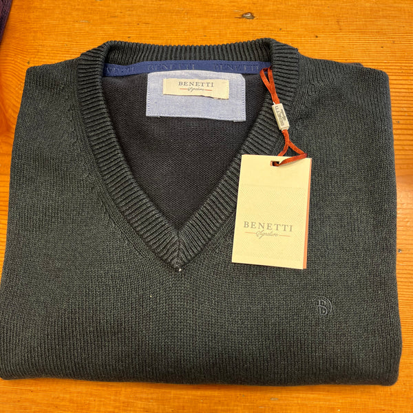 Benetti Brosna V-neck-Olive