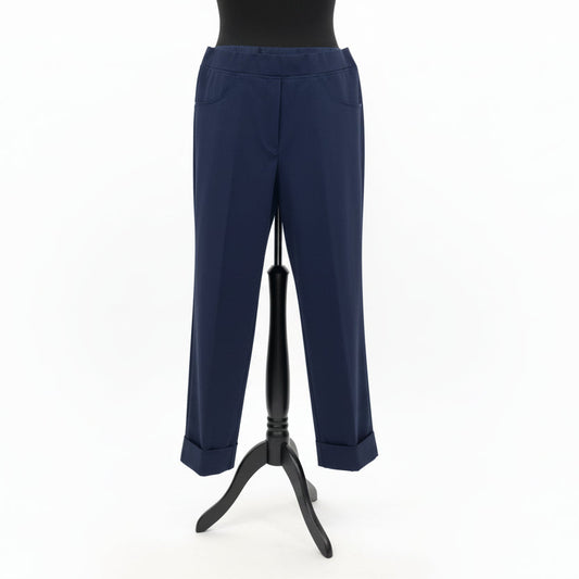 Peruzzi Turn Up Trouser Navy