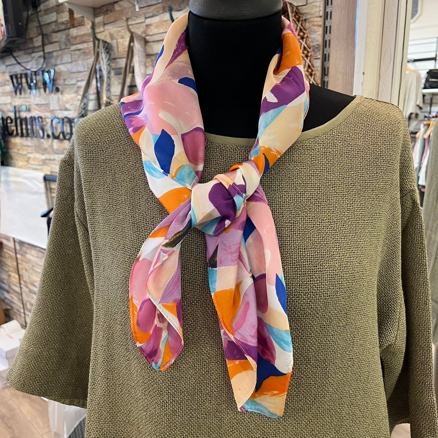 Silk Like Scarf