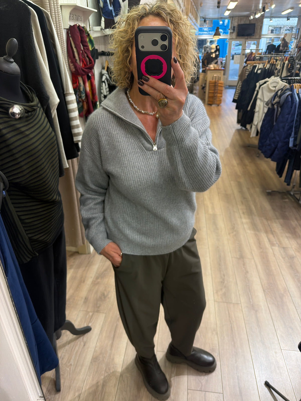 TWNS Breckenridge Pullover Pearl Grey