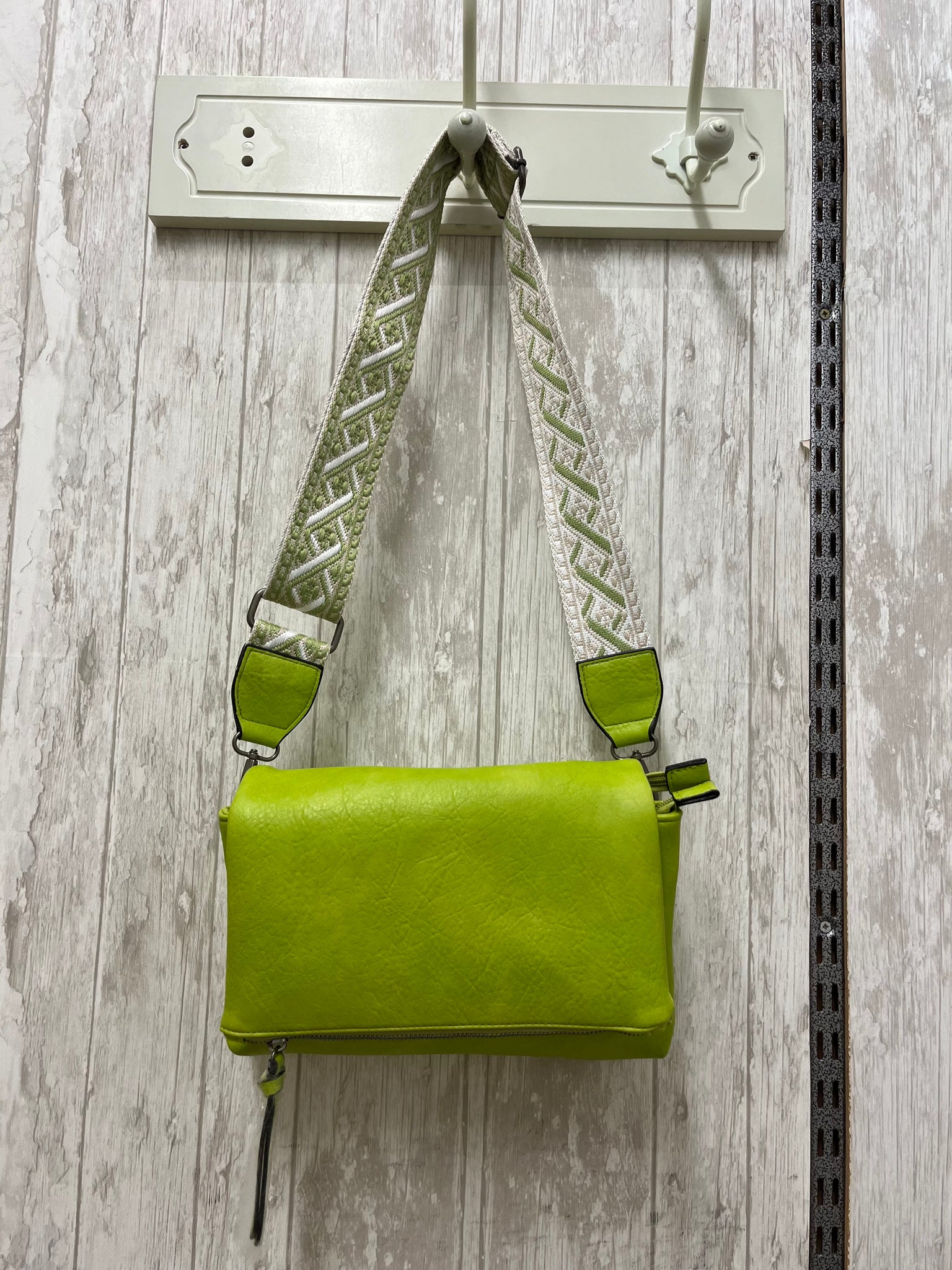 2 Strap Vegan Leather Flap Bag